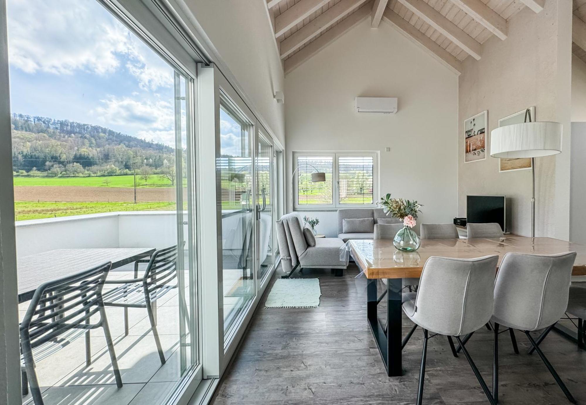 Wunderschoene Helle Wohnung Mit Grosser Dachterrasse Gottmadingen Exterior photo